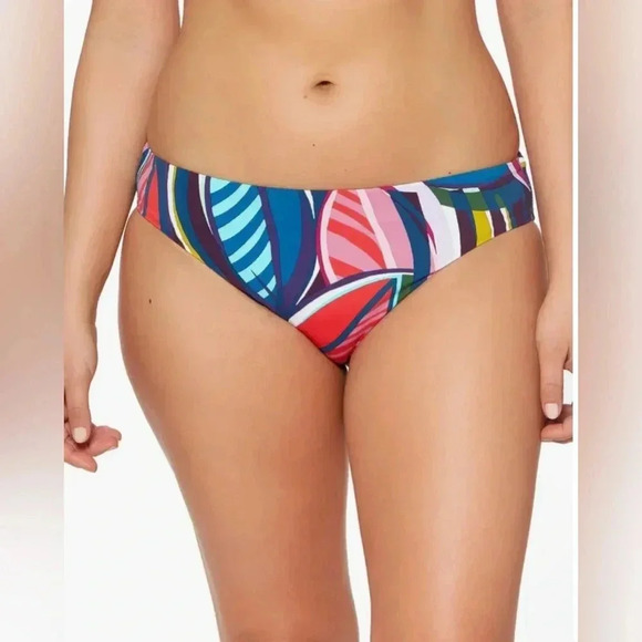 BLEU ROD BEATTIE Kore Tie Front Bikini Top Size 36D and Bikini Bottom Size 12 - Picture 6 of 12